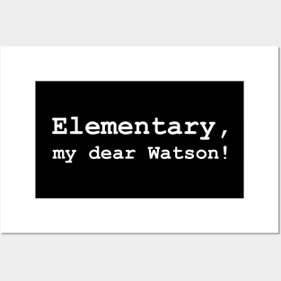 Elementary, my dear Watson! Posters and Art